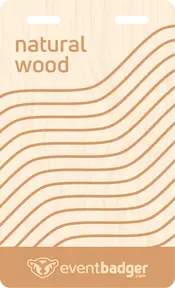 Badge Wood Natural